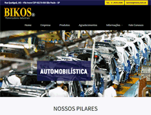 Tablet Screenshot of bikos.com.br